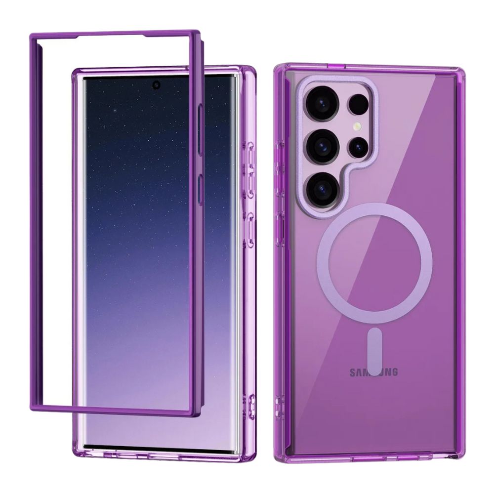 Aetas Shockproof MagSafe Galaxy Case Dark Purple