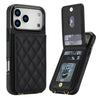 Devoco Leather Wallet iPhone Case With Card Holder Black