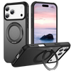 Creo Shockproof iPhone Case With 360° Rotatable Magnetic Ring Black