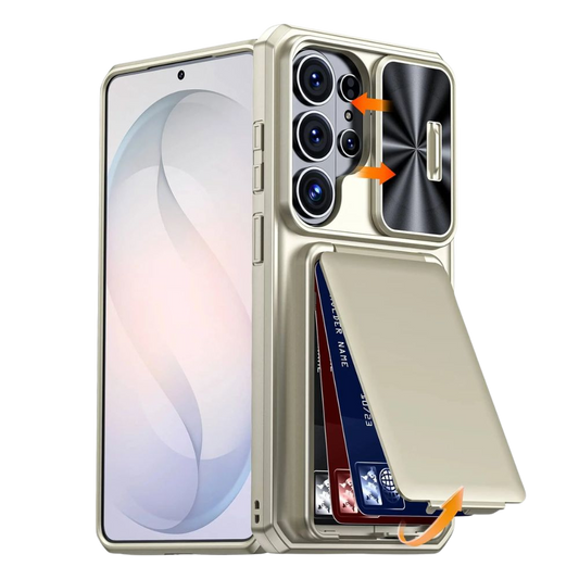 Intereo Slim Shockproof Galaxy Case With Card Holder
