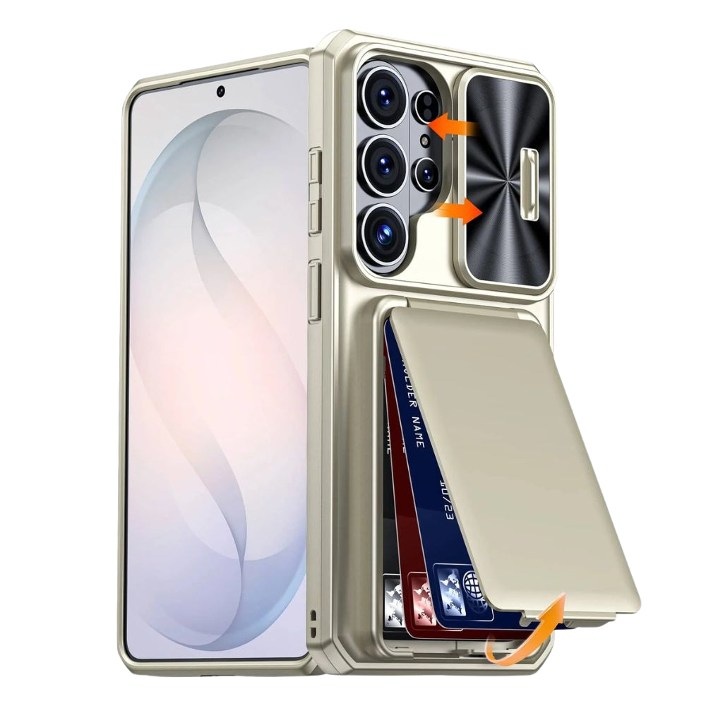 Intereo Slim Shockproof Galaxy Case With Card Holder