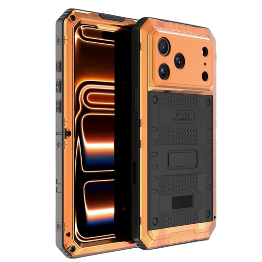 Celare Waterproof Armor iPhone Case Orange