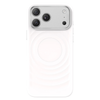 Linea Wave Shockproof iPhone Case With Metal Buttons White