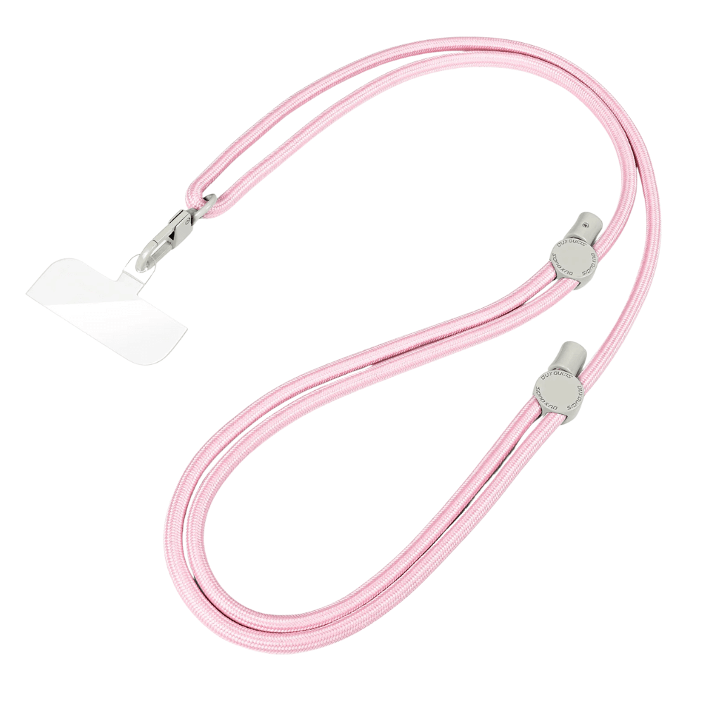 Accendo Adjustable Crossbody Phone Lanyard Pink