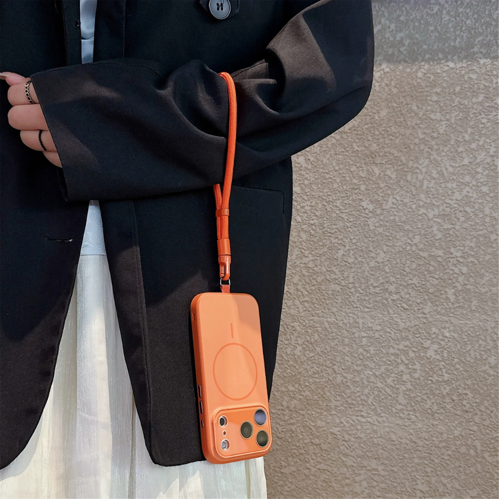 Nexus Magnetic Charging Shockproof iPhone Case With Hand Strap