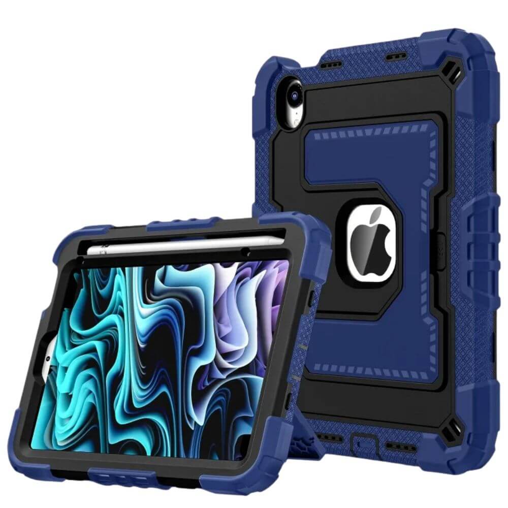 Delego Heavy Duty iPad Mini Case Blue Black