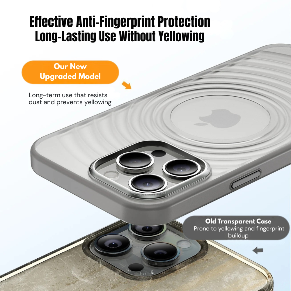 Unda Slim Shockproof Clear iPhone Case With Airbag Corners