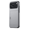 Depereo Military Grade Slide Wallet Case For iPhone With Card Slot Grey