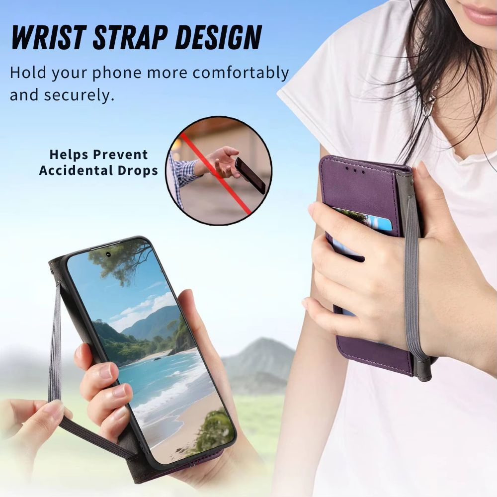 Certo Leather Wallet Flip Case For Galaxy A Series