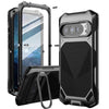 Gens Heavy-Duty Google Pixel Case with Built-in Tempered Glass & Camera Kickstand Black
