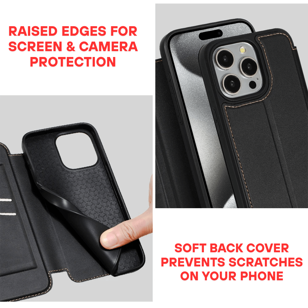 Refero Leather Wallet iPhone Case