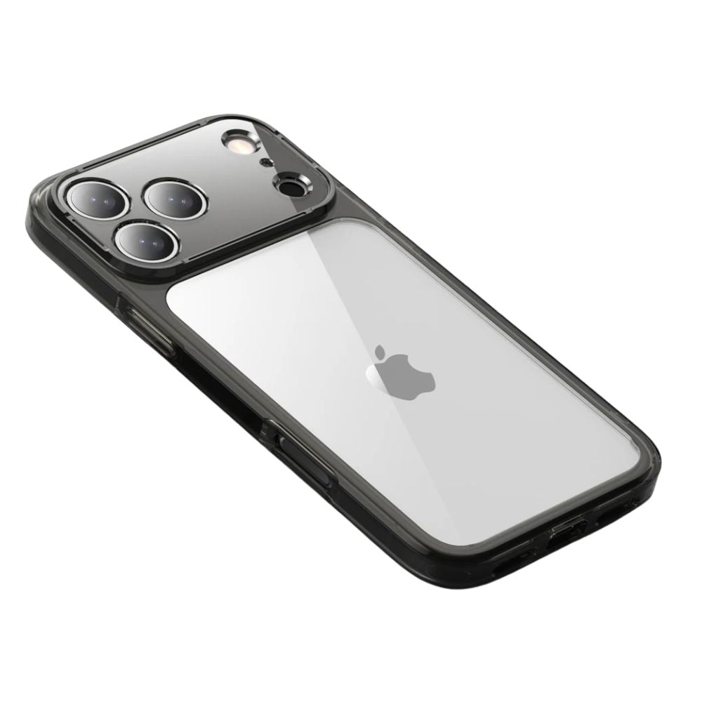 Casus Clear Shockproof iPhone Case Black