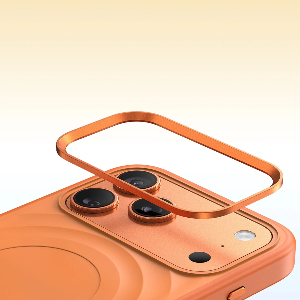 Linea Wave Shockproof iPhone Case With Metal Buttons