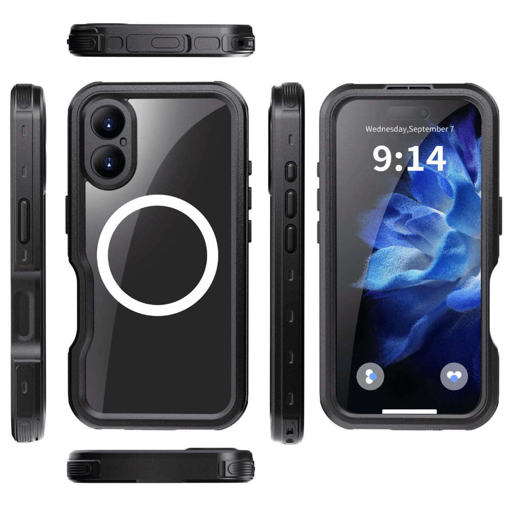 Ala Magsafe Pro Transparent Waterproof Case for iPhone Series 14-17