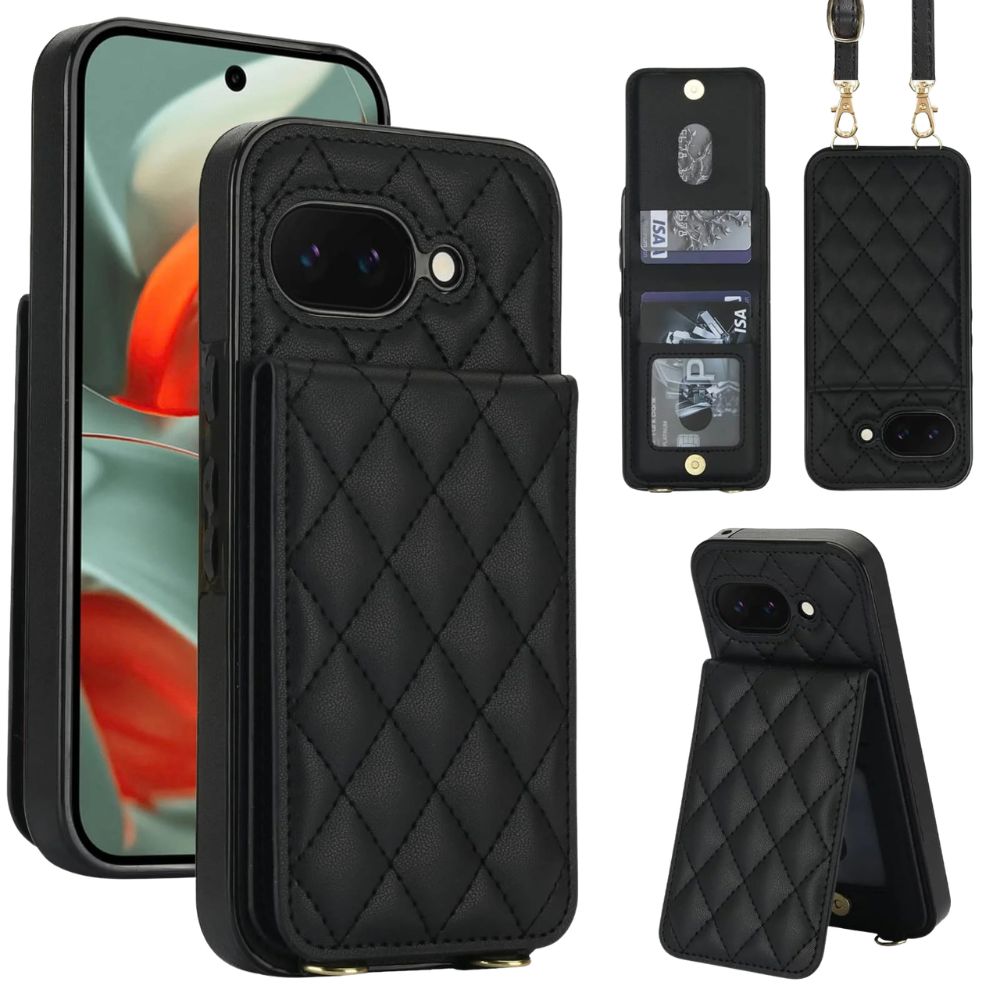 Cado Leather Wallet Google Pixel Case With Card Holder