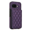 Cado Leather Wallet Google Pixel Case With Card Holder Dark Purple