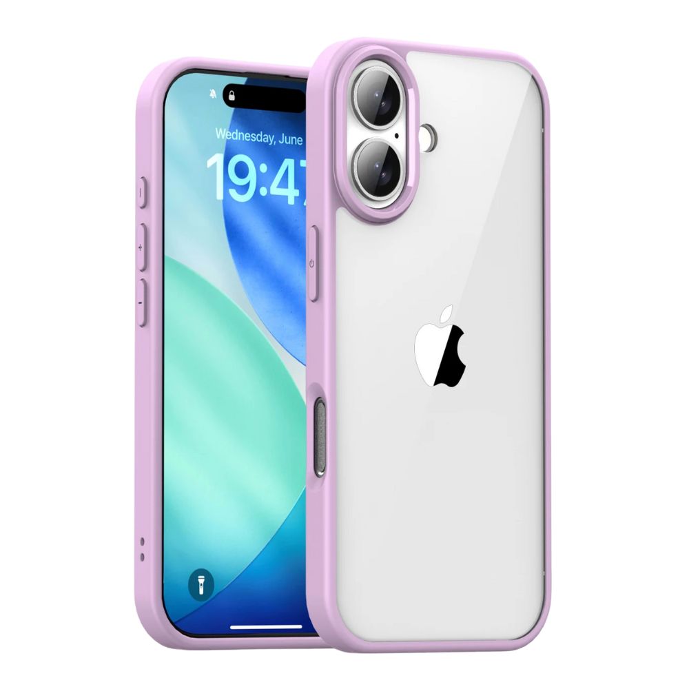 Casso Clear Shockproof iPhone Case Pink iPhone 17