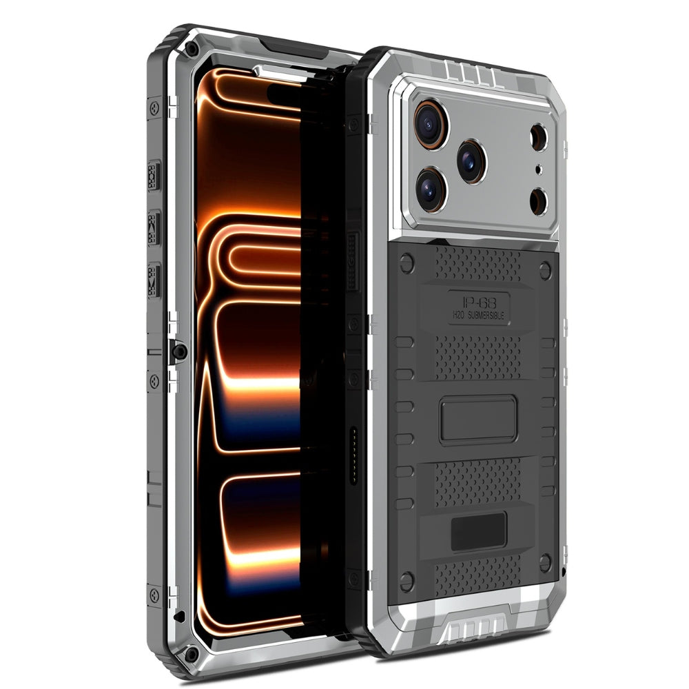 Celare Waterproof Armor iPhone Case Silver