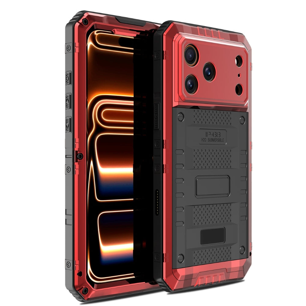 Celare Waterproof Armor iPhone Case Red