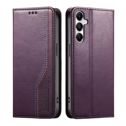 Certo Leather Wallet Flip Case For Galaxy A Series Purple