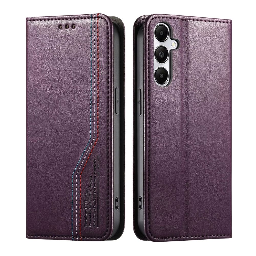 Certo Leather Wallet Flip Case For Galaxy A Series Purple