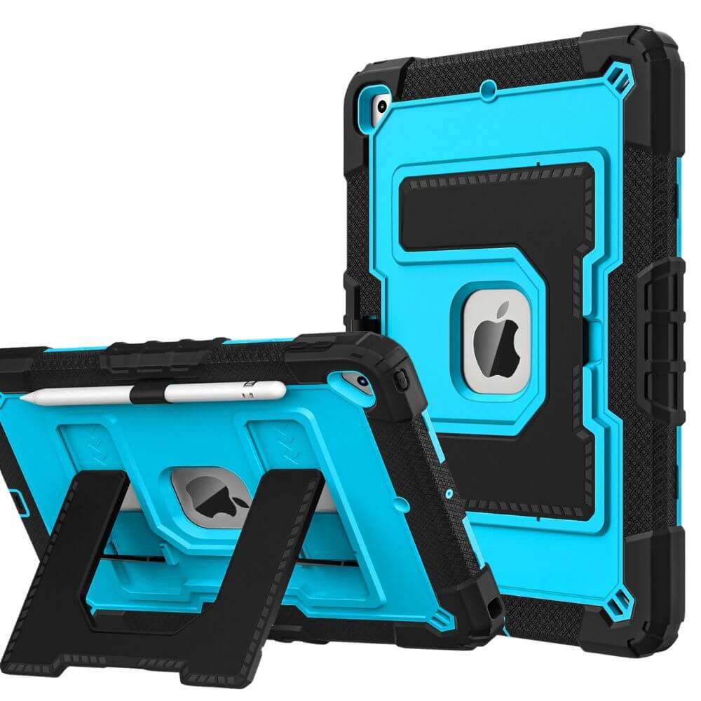 Defendo Heavy Duty iPad Case Black Blue