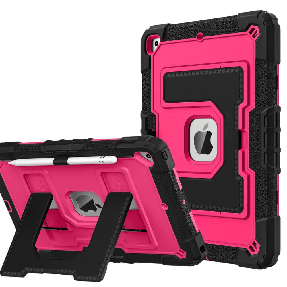 Defendo Heavy Duty iPad Case Black Pink