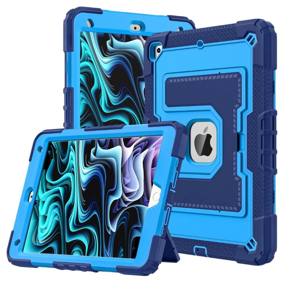 Defendo Heavy Duty iPad Case Blue