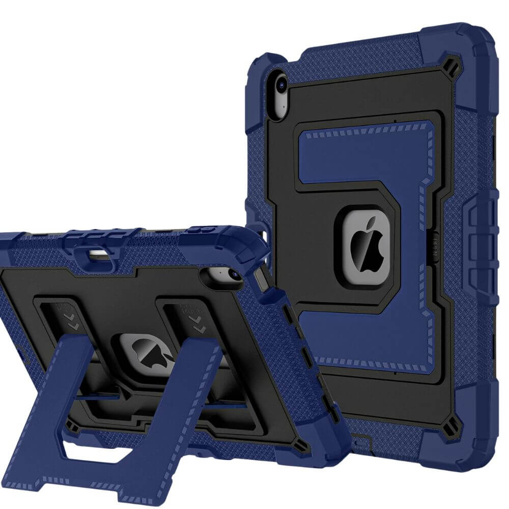Defendo Heavy Duty iPad Case Blue Black