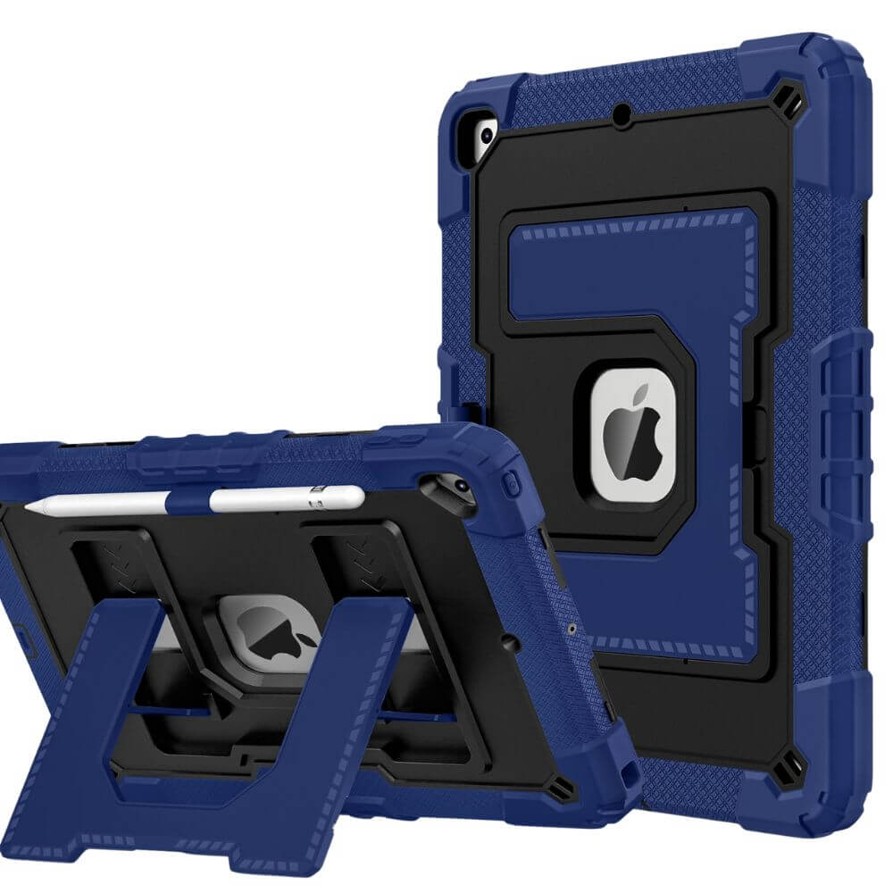 Defendo Heavy Duty iPad Case Blue Black