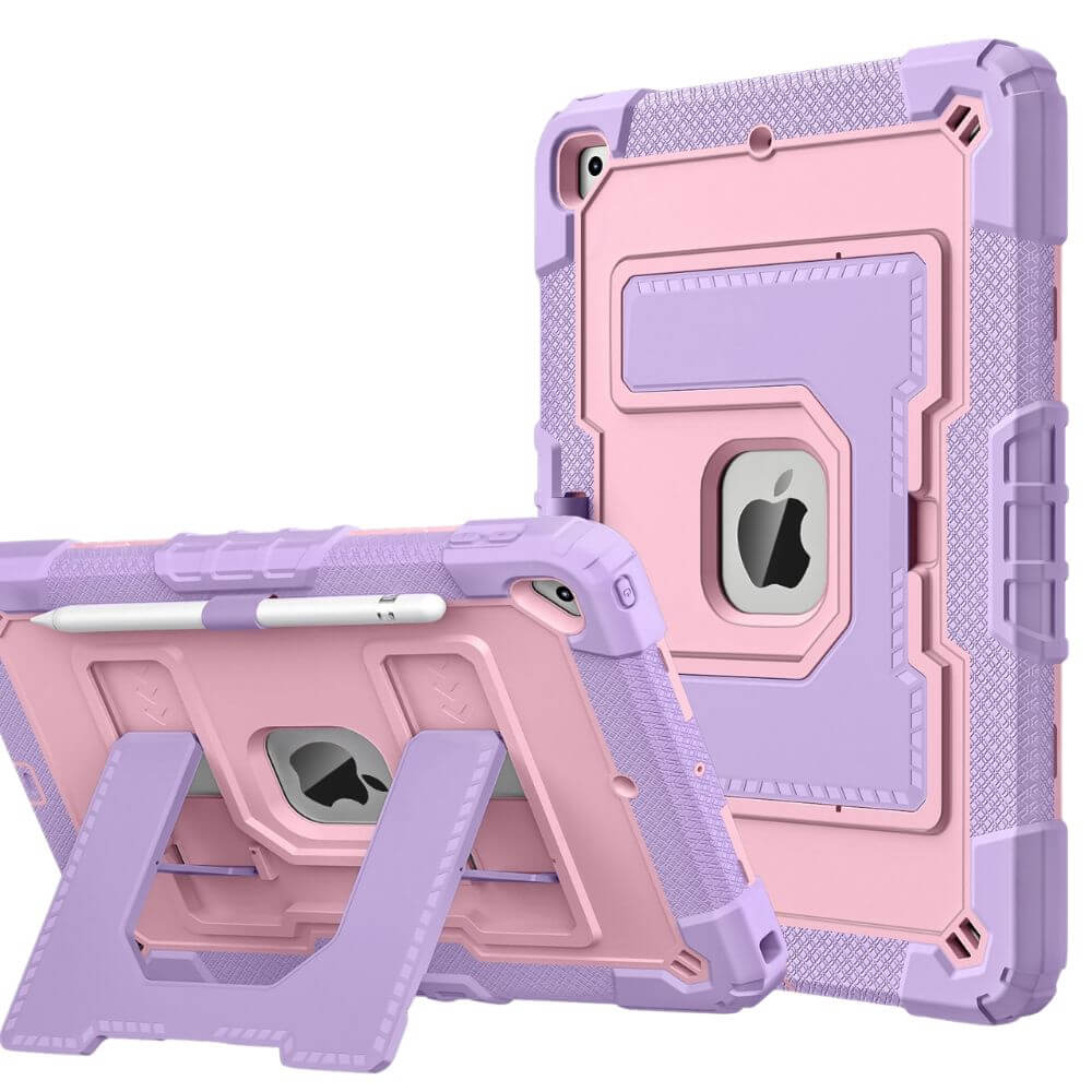 Defendo Heavy Duty iPad Case Purple Pink
