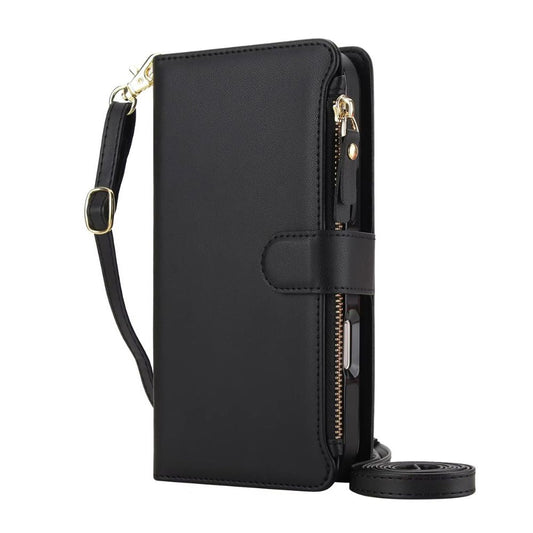 Diluo RFID Magnetic Detachable Wallet iPhone Case Black