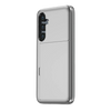 Everto Military Grade Slide Wallet Galaxy Case With Card Slot Silver