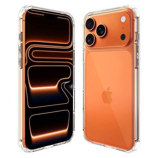 Evoco Shockproof iPhone Case With 2-Piece Clear Screen Protectors Clear iPhone 17 Pro Max