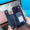 Vistor Leather Flip Wallet Case For iPhone 14 and 15 Series