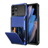 Invicta Shockproof Galaxy Wallet Case Blue