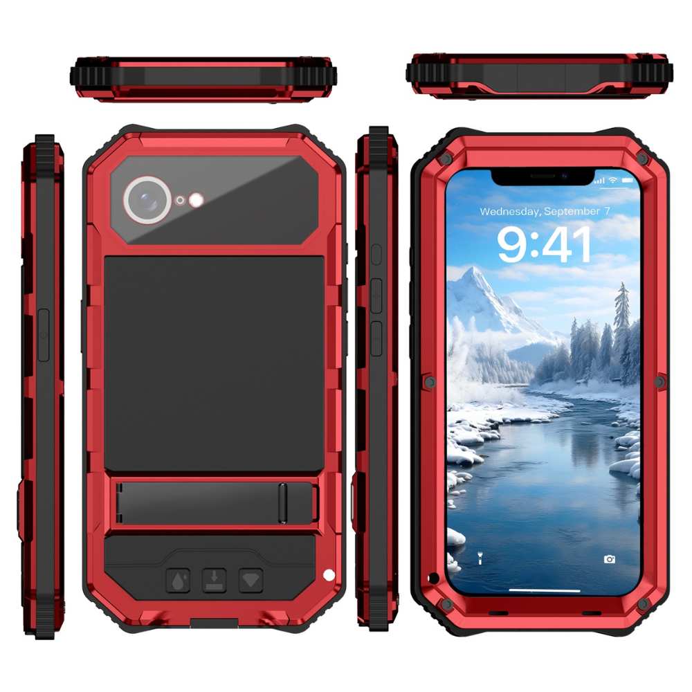 Nexilis Heavy Duty Shockproof iPhone Case Red