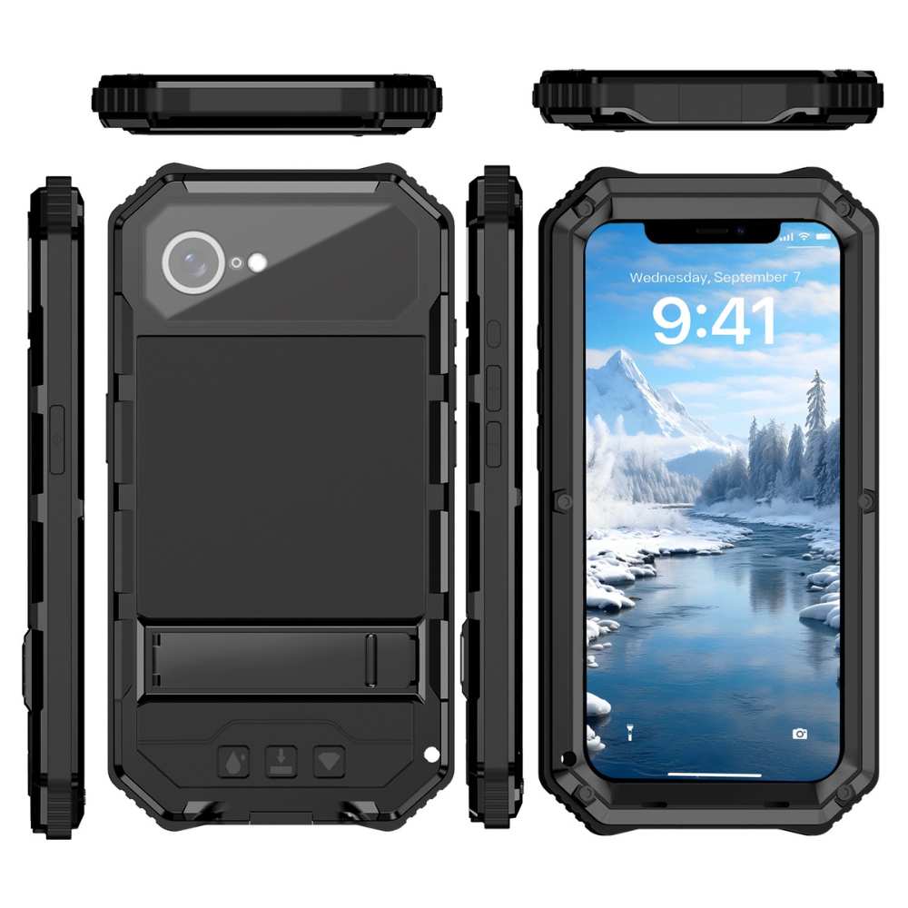 Nexilis Heavy Duty Shockproof iPhone Case Black