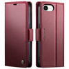 Nimia Leather Magnetic Case With Card Slots Red