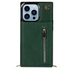 Nitida Crossbody Leather Case With Stand Green