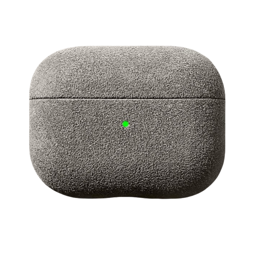 Novus Alcantara AirPods Case Titanium Grey