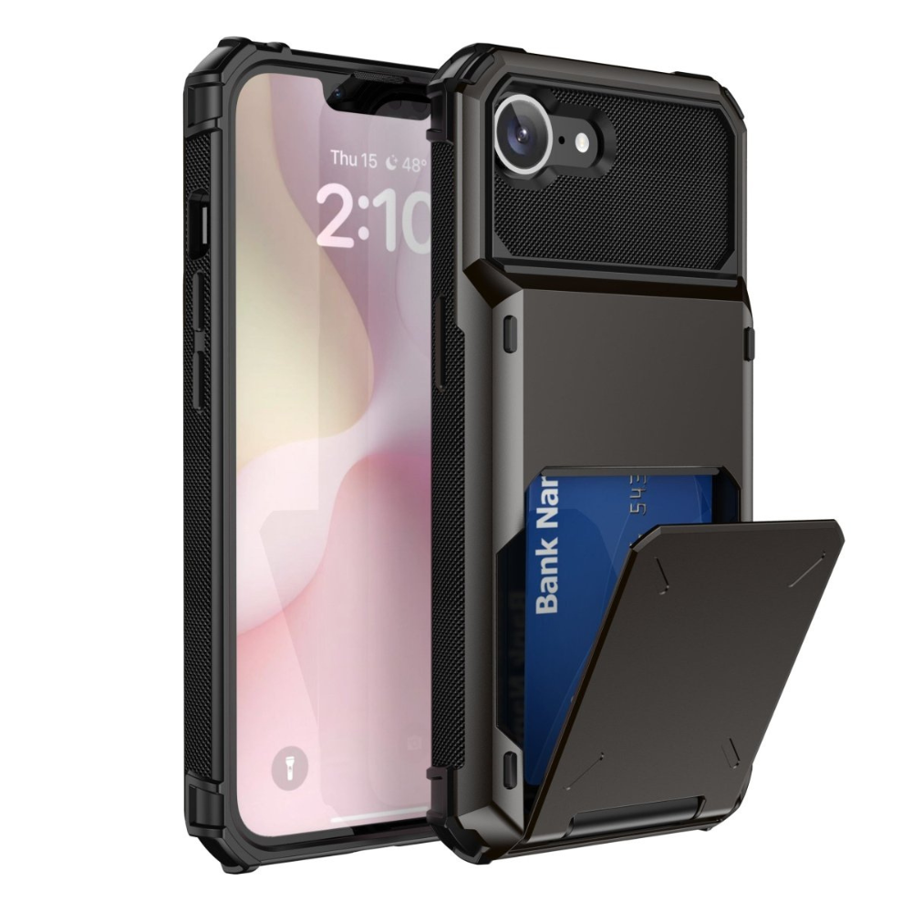 Orbit Shockproof iPhone Wallet Case For 14-17 Series