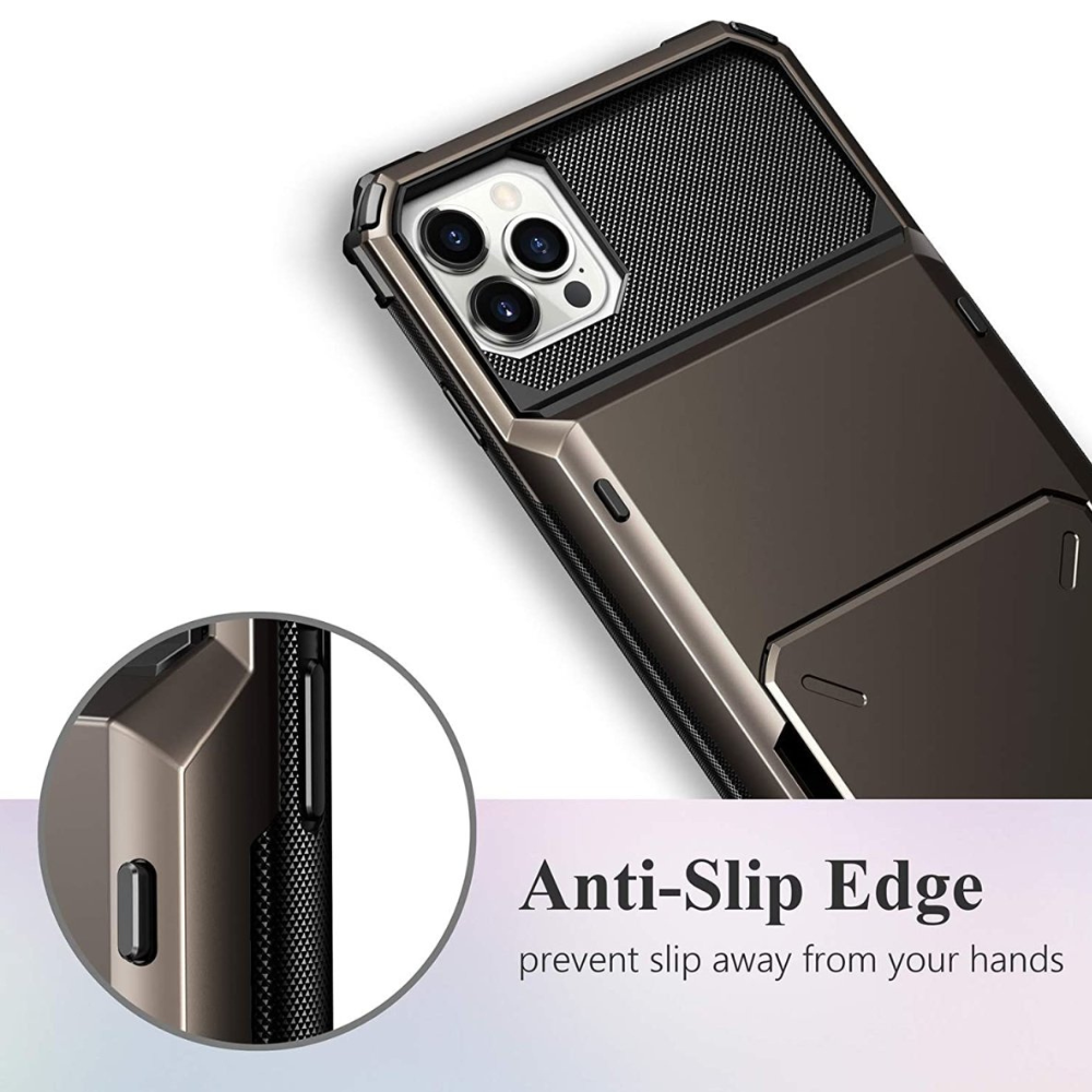 Orbit Shockproof iPhone Wallet Case For 14-17 Series