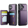 Redeo RFID Blocking Wallet iPhone Case Purple iPhone 17