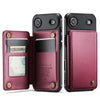 Redeo RFID Blocking Wallet iPhone Case Red iPhone Air