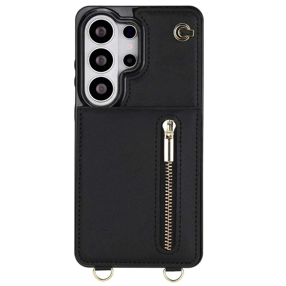 Mitis Crossbody Galaxy Leather Case With Stand Black Galaxy S26 Ultra