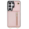 Mitis Crossbody Galaxy Leather Case With Stand Rose Gold Galaxy S26 Ultra