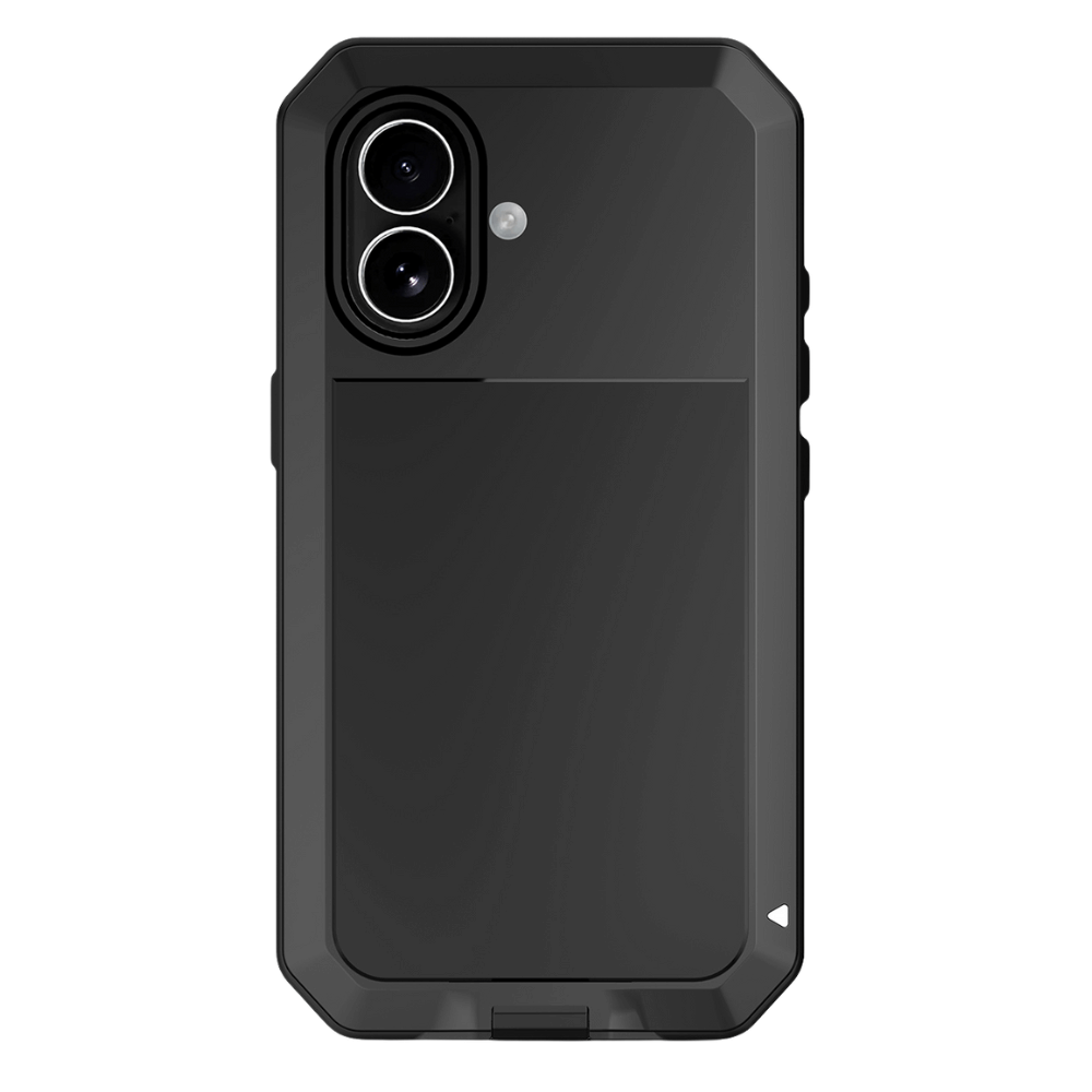 Titan Heavy Duty Metal iPhone Case For 14-17 Series Black iPhone 17