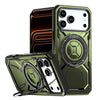 Virtus Magnetic Heavy Duty iPhone Case With Kickstand Army Green