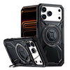 Virtus Magnetic Heavy Duty iPhone Case With Kickstand Black